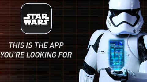 L'application officielle Star Wars est arrive
