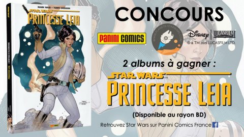 Concours : Gagnez l'album Princesse Leia de Panini