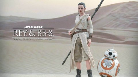 [Hot Toys] The Force Awakens 6th scale Rey & BB-8 Collectible Set preview