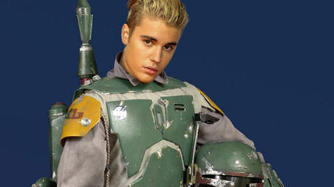 POISSON D'AVRIL Justin Bieber dans la peau de Boba Fett ?