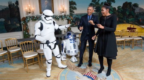 Les Obama ont aussi ft le May the 4th !