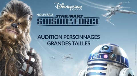 Audition pour interpréter des personnages Star Wars à Disneyland Paris