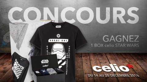 CONCOURS - Gagnez une box celio Star Wars