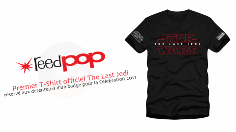 Le premier T-Shirt officiel The Last Jedi par ReedPOP