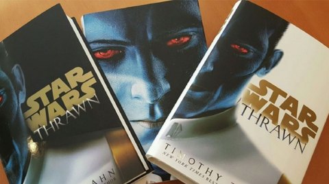 Trois couvertures différentes pour le roman de Star Wars: Thrawn