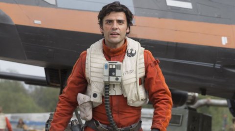 Les Derniers Jedi: Oscar Isaac  dans une scène avec Carrie Fisher