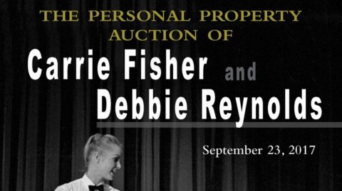 Vente aux enchères des biens de Carrie Fisher et Debbie Reynolds