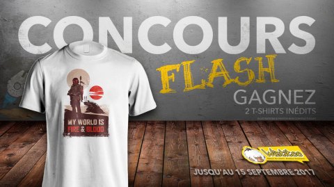 CONCOURS FLASH - Gagnez un t-shirt Star Wars exclusif avec Wistitee