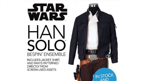 La tenue de Han Solo et ses accessoires est en stock chez ANOVOS