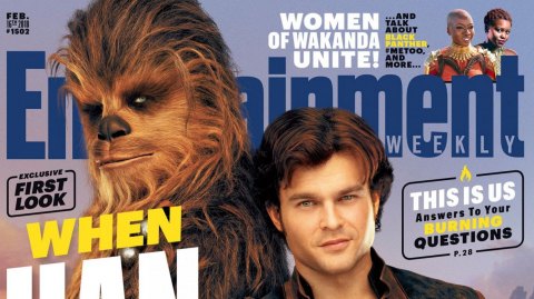 La couverture d'Entertainment Weekly consacrée à Solo