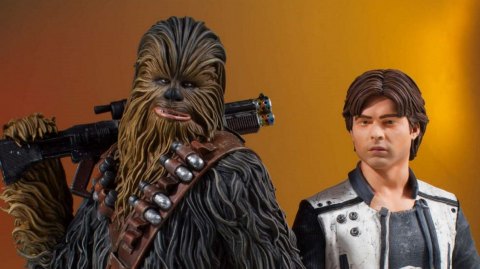 Gentle Giant : Mini-bustes de Han et Chewbacca issus du film Solo 