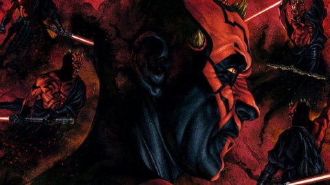 Sideshow: un poster d'art Mythos de Dark Maul