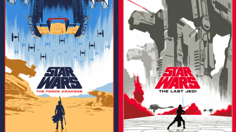 Srie d'affiches Star Wars par l'artiste Eric Tan