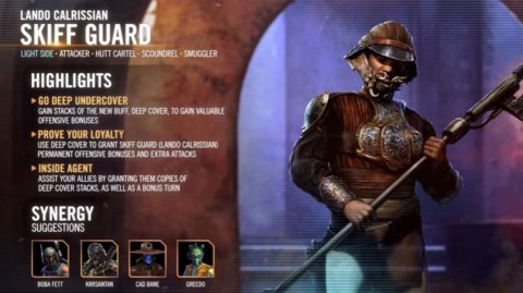 Héros de la Galaxie – Personnage : Garde d'Esquif (Lando Calrissian)