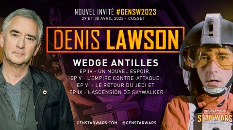 Wedge Antilles, sera présent à Génération Star Wars & Sci-Fi 2023